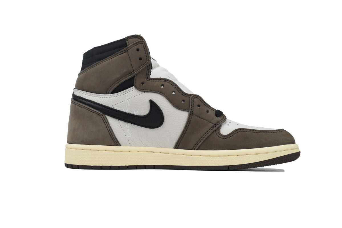 Travis Scott x Air Jordan 1 Retro High OG 'Mocha' Sneakers