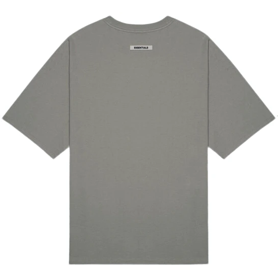 Fear of God Essentials 3D Silicon Applique Boxy T-Shirt SS20 - Charcoal