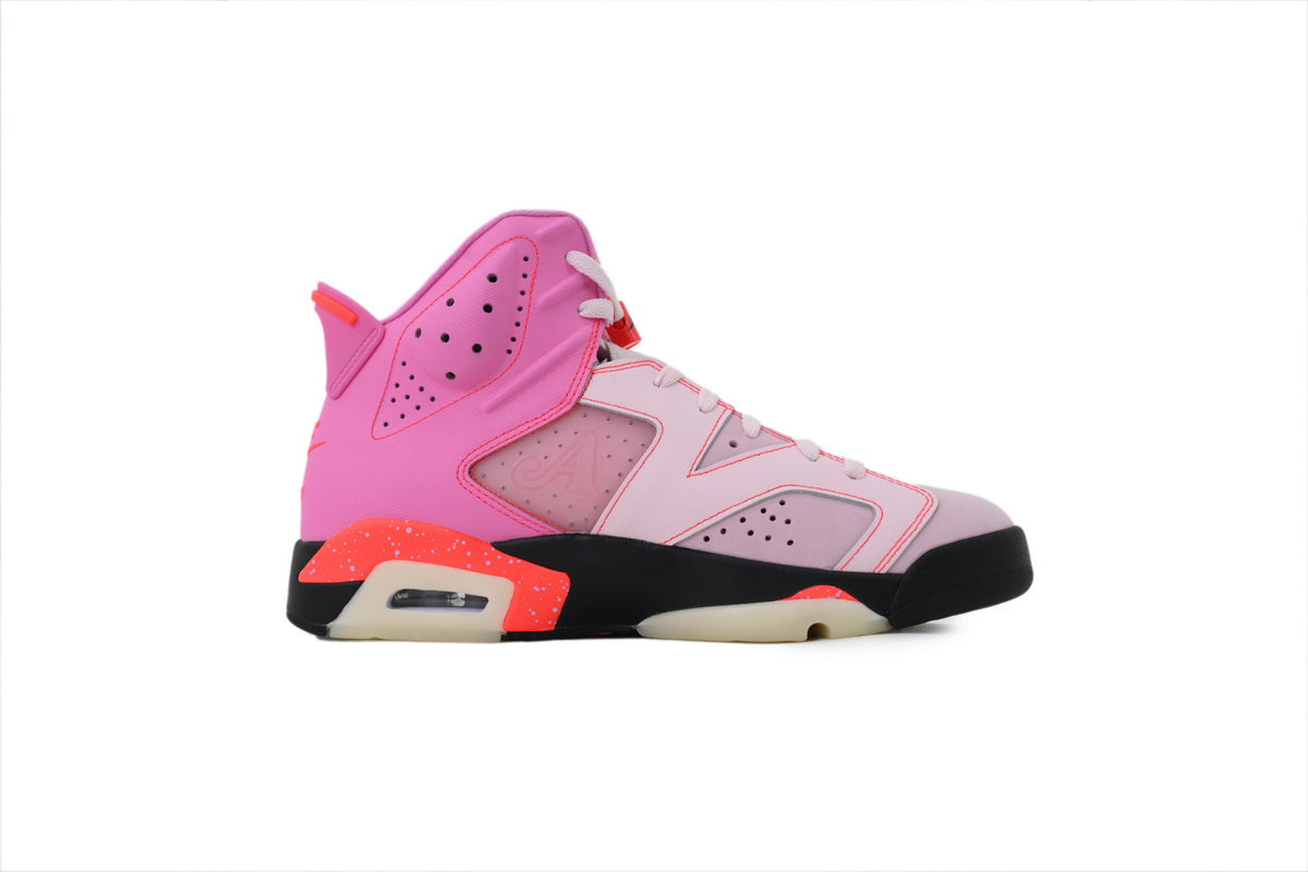 Awake NY x Air Jordan 6 Retro 'Playful Pink Infrared' Sneakers