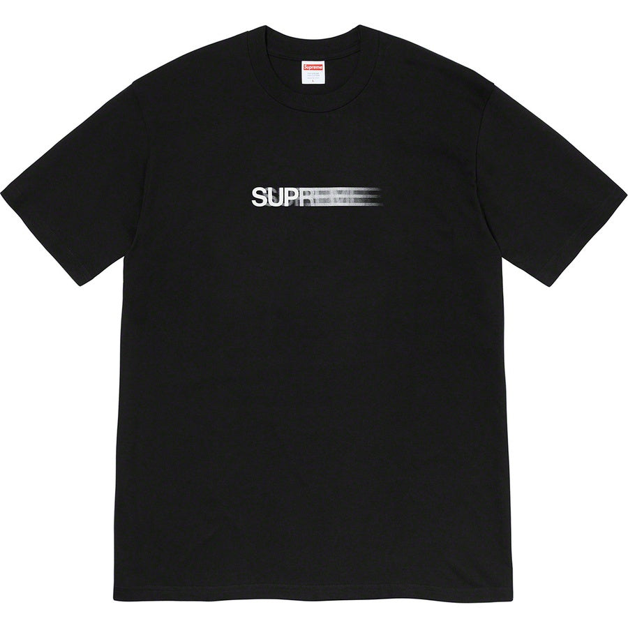 (SALE) Supreme Motion Logo Tee SS23 - Black