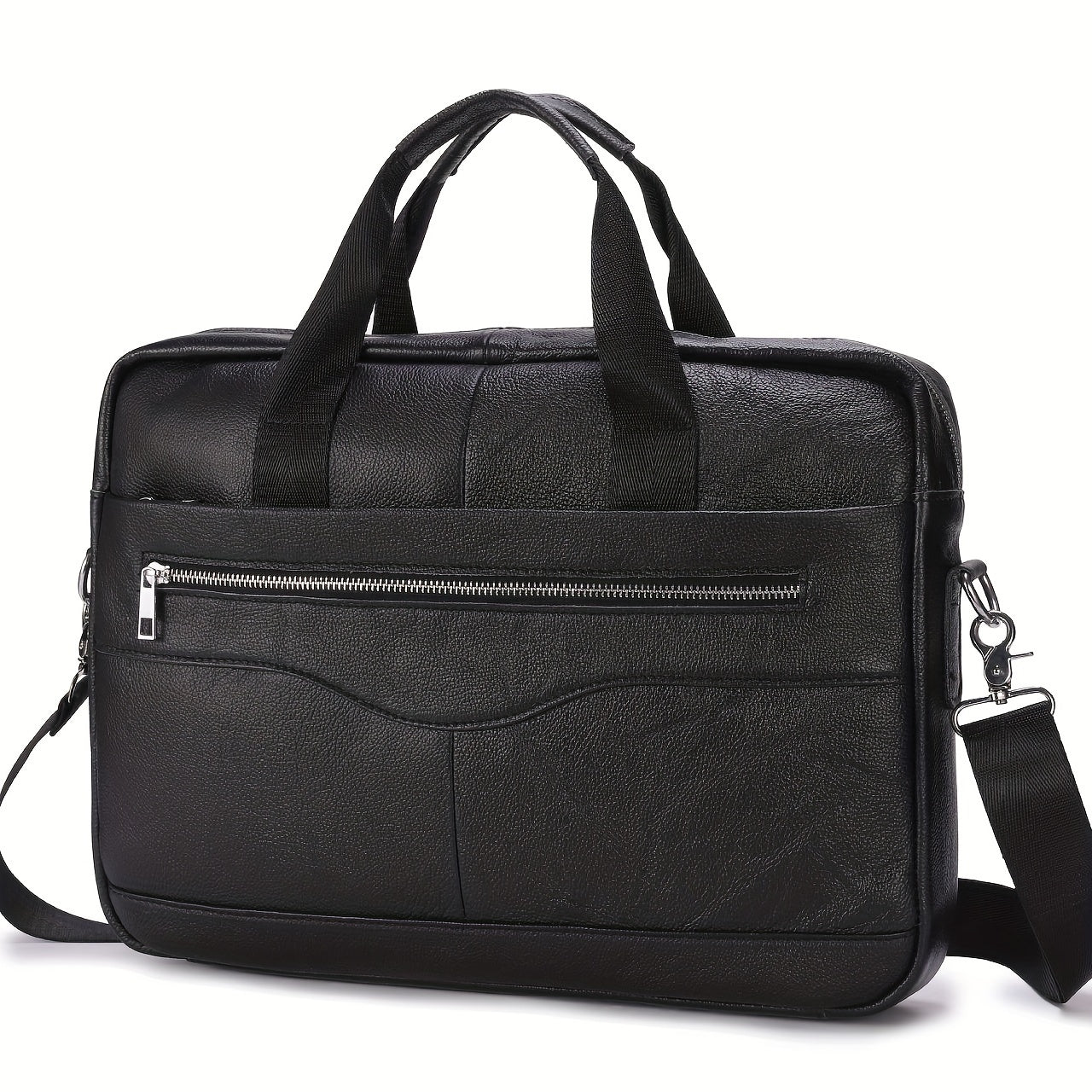 Optew Men’s Leather Laptop Briefcase