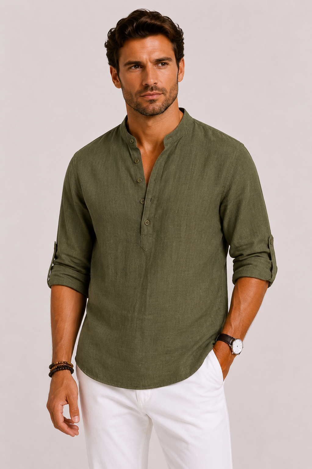 Optew Men’s Linen Shirt
