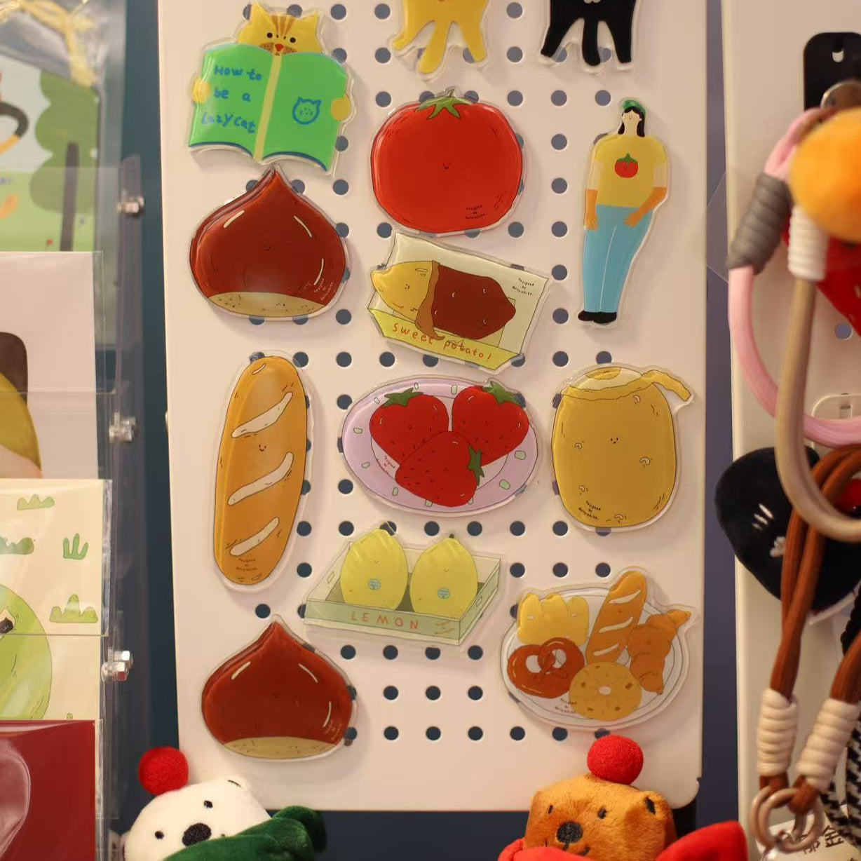 Daily White - Vegetable Magnet