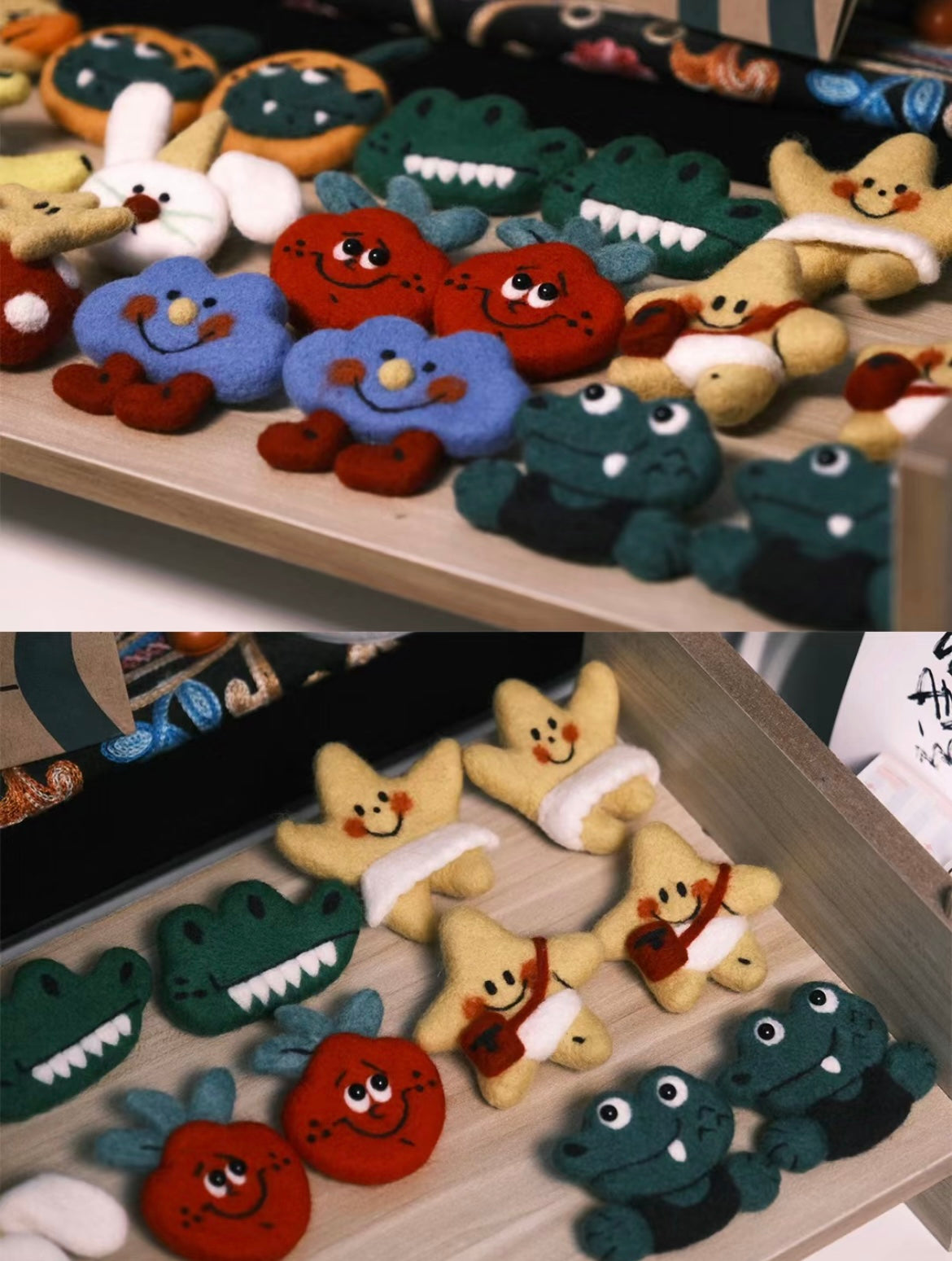 NINIGOGO - Strawberry Needle Felted Brooch