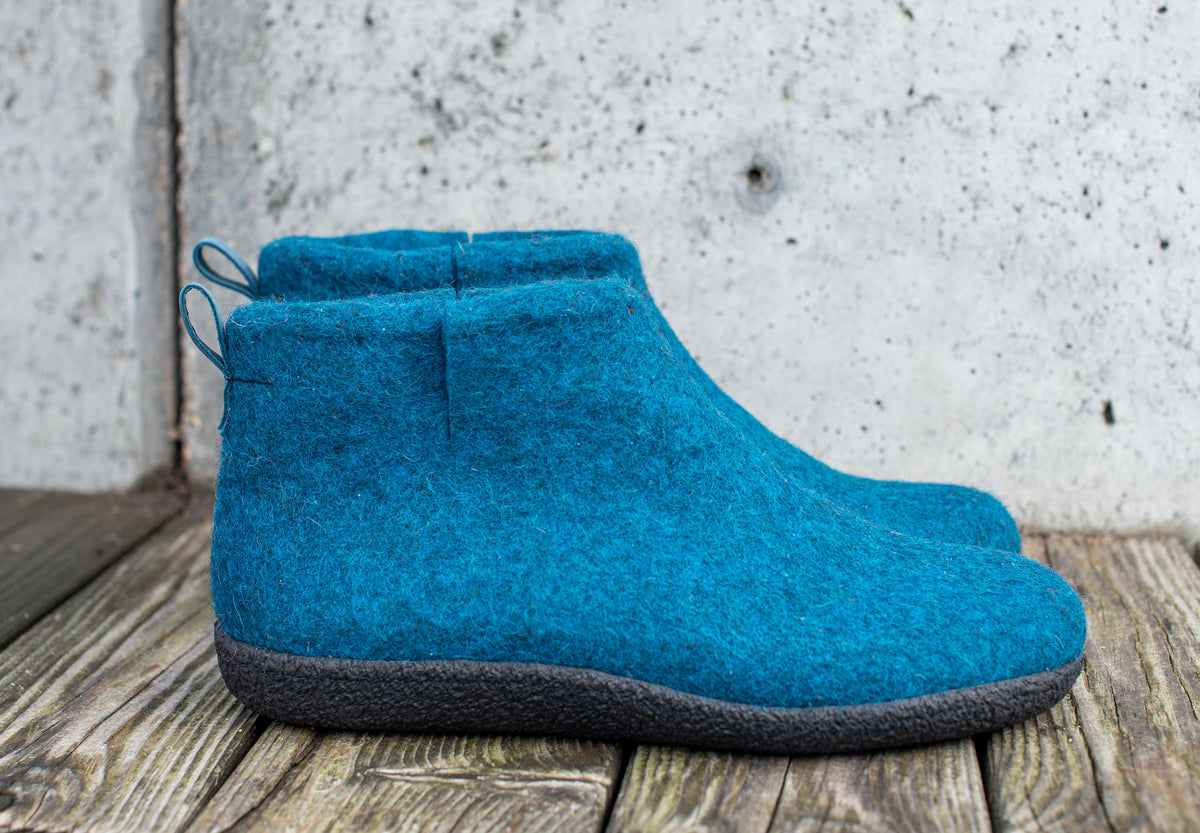Women's Dark Turquoise WOOBOOTS Wool Boots