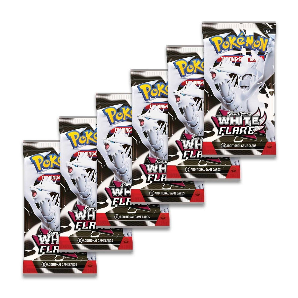Pokémon TCG – Scarlet & Violet – White Flare Booster Bundle (6 Packs)