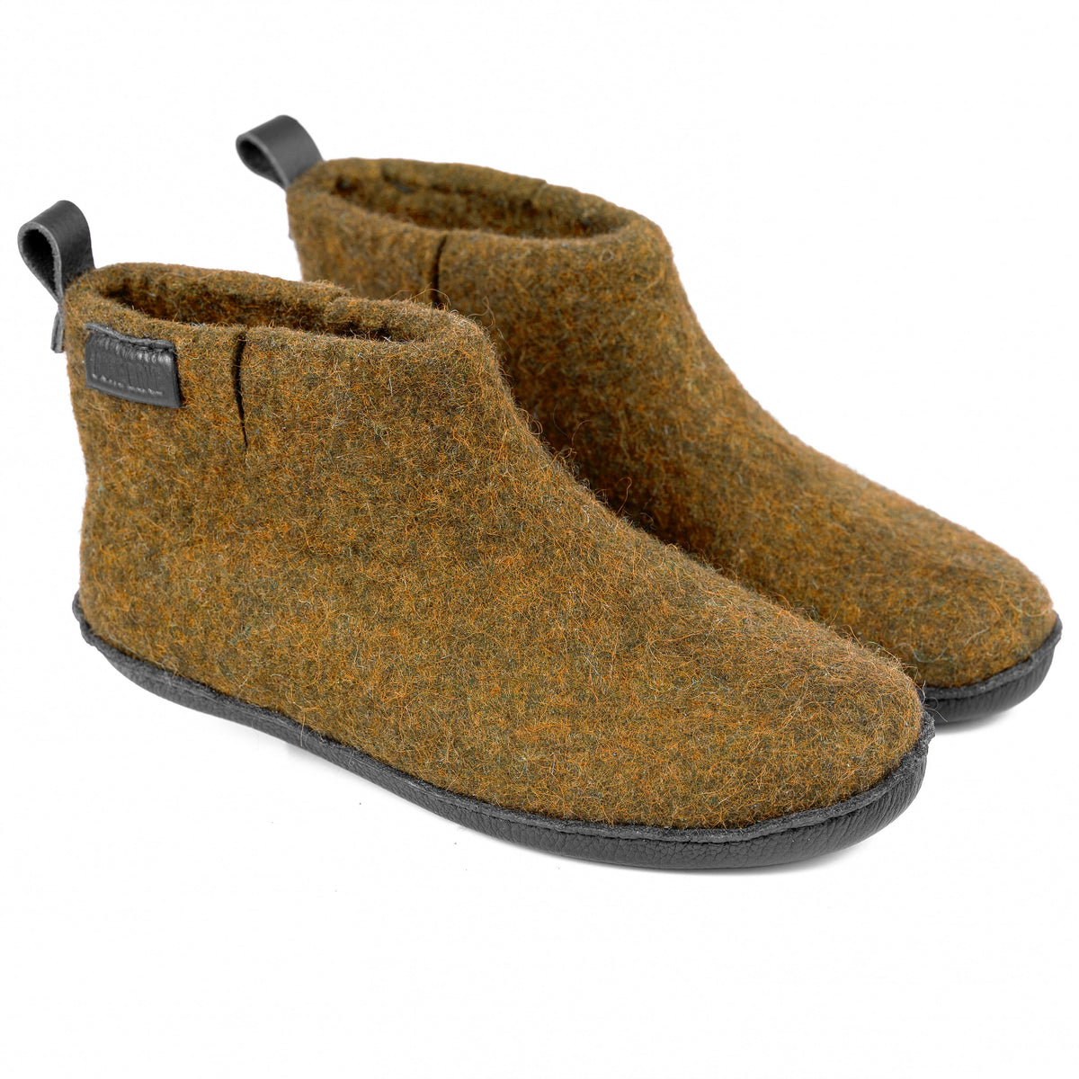 Men's Cognac WOOBOOTS Felted Wool Boots
