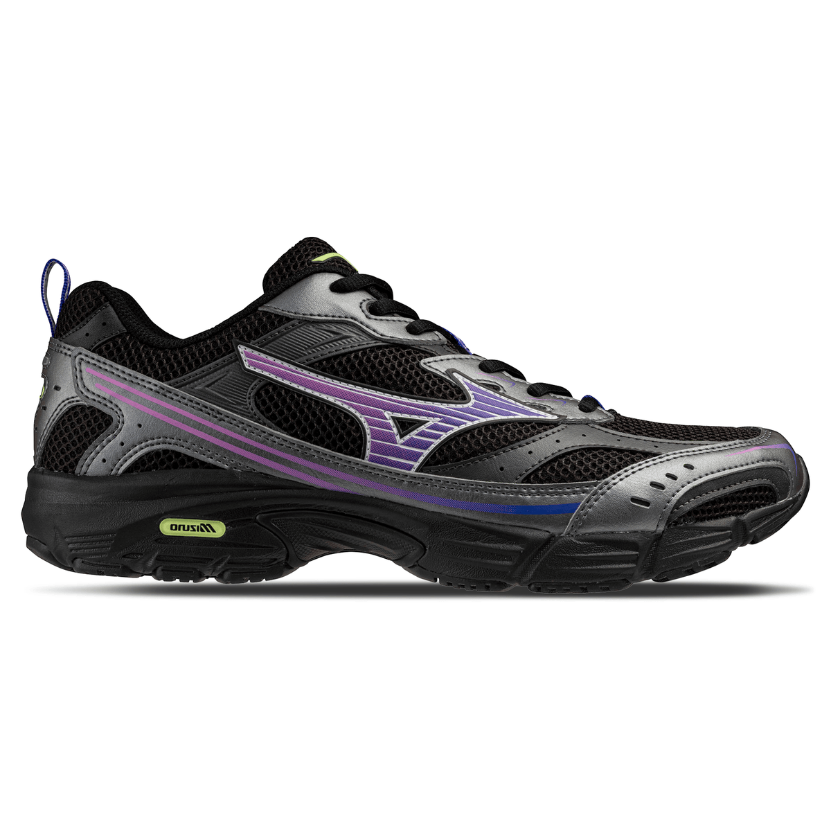 Mizuno MXR Sport – Black Spring Crocus Metallic Gray Trainers