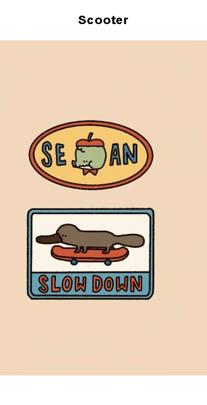 A Gator Life - Embroidered Sean Woven Label Sticker