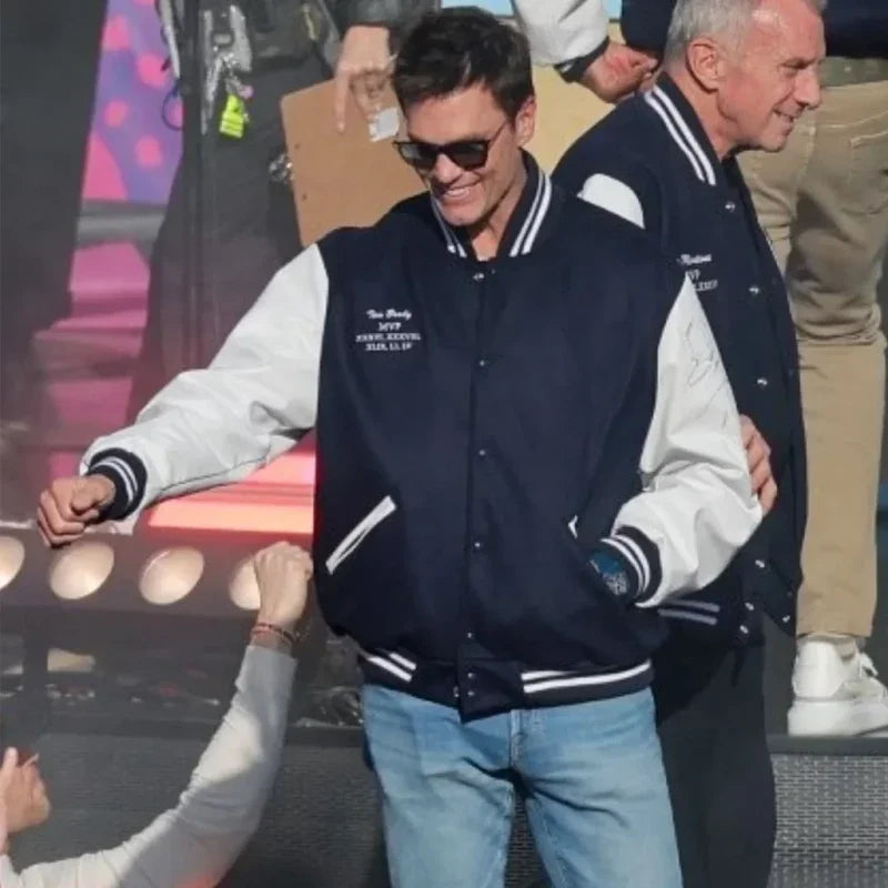 Super Bowl LX 2026 Tom Brady Letterman Varsity Jacket