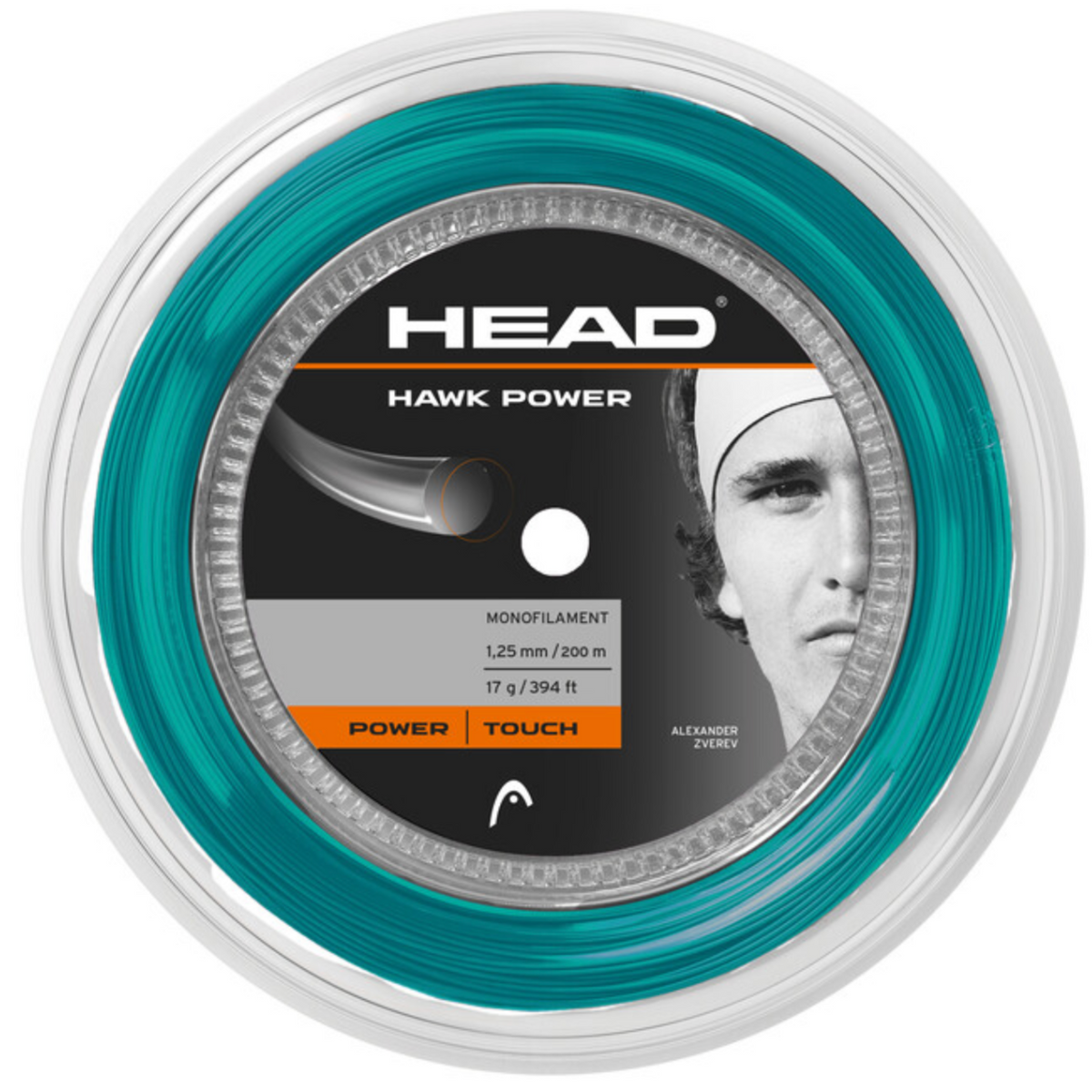 Head Hawk Power 200m Tennis String Reel