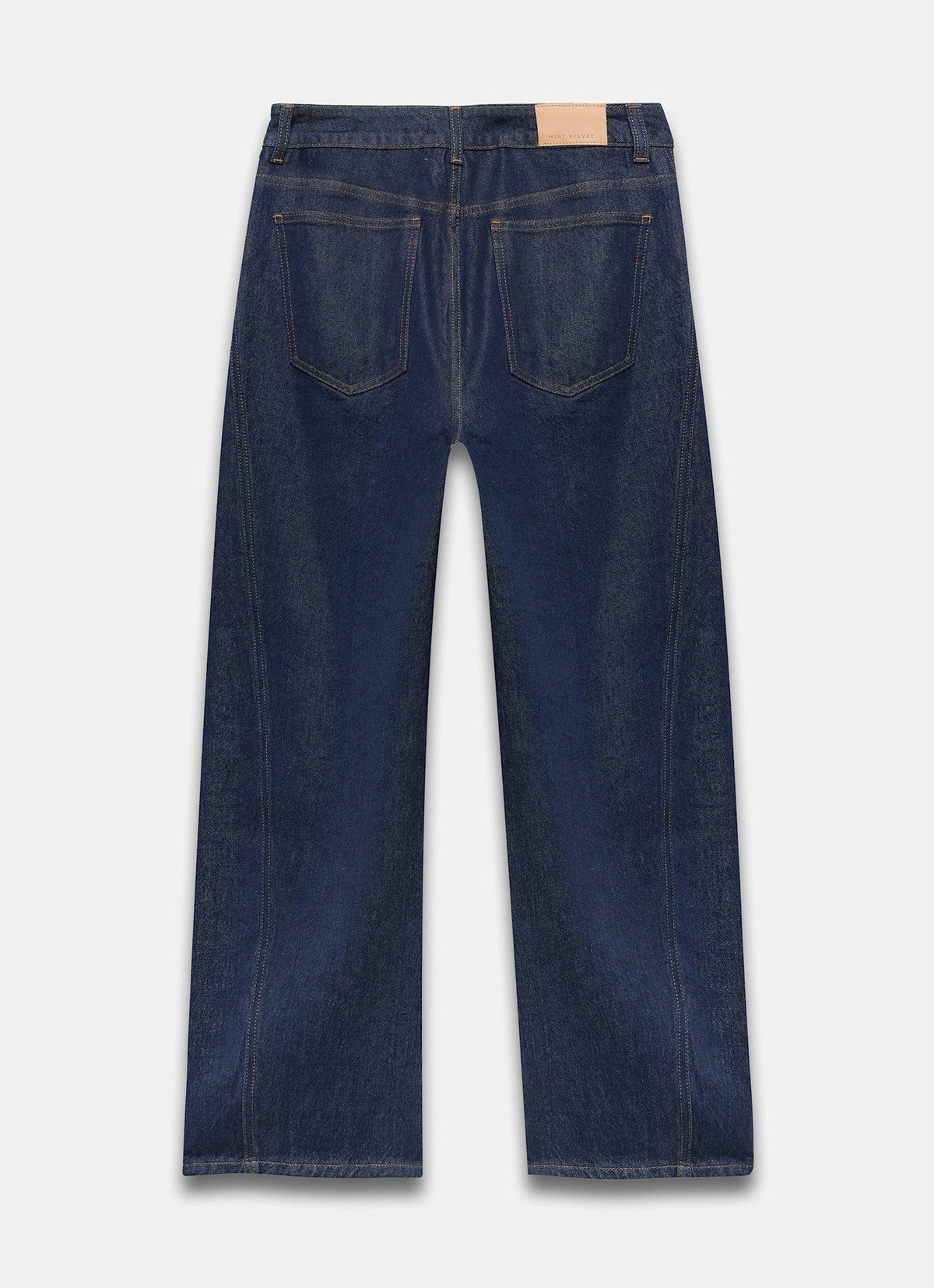Barrel Leg Jeans in Dark Indigo