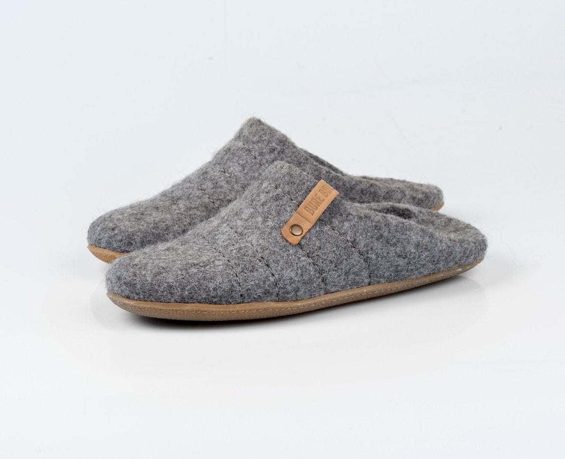 Men's COCOON Collapsible Back Slippers with Rubber Soles