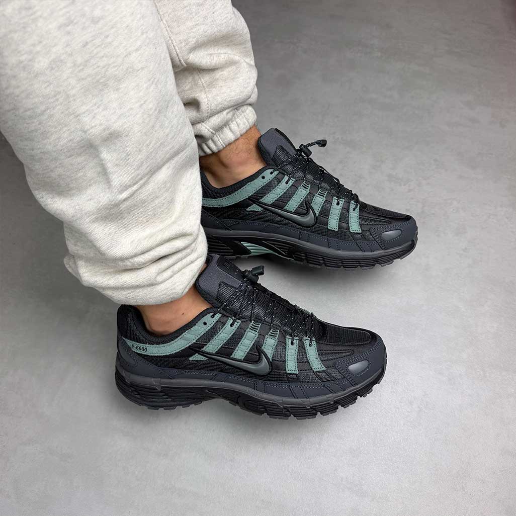 Nike P-6000 Anthracite Clay Green Trainers