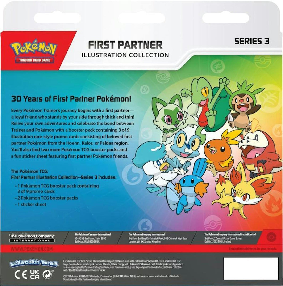 Pokémon TCG – First Partner Illustration Collection, Series 3