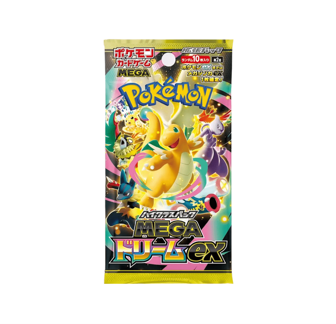 Pokémon TCG – Mega Evolution – Mega Dream ex Japanese Booster Box (10 Boosters)
