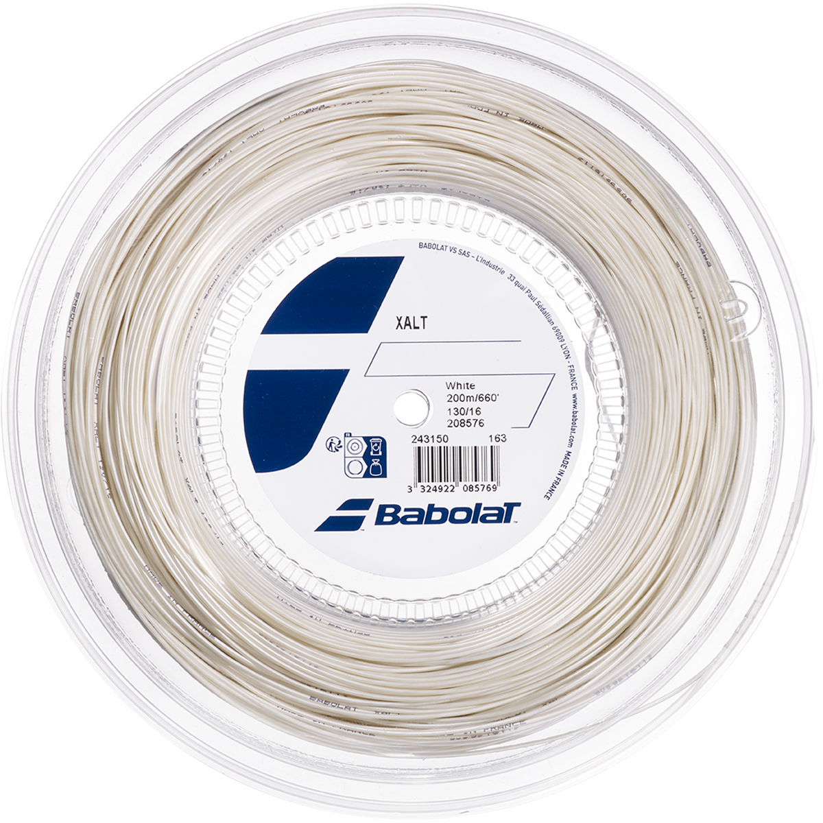 Babolat XALT 1.30mm 200m Tennis String Reel