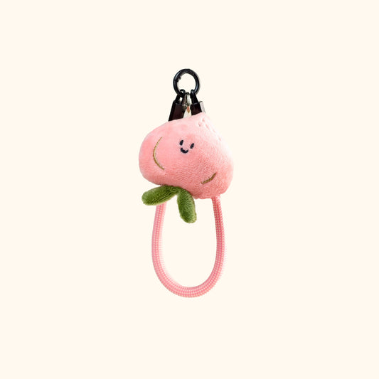 Daily White - Mini Peach Bag Charm