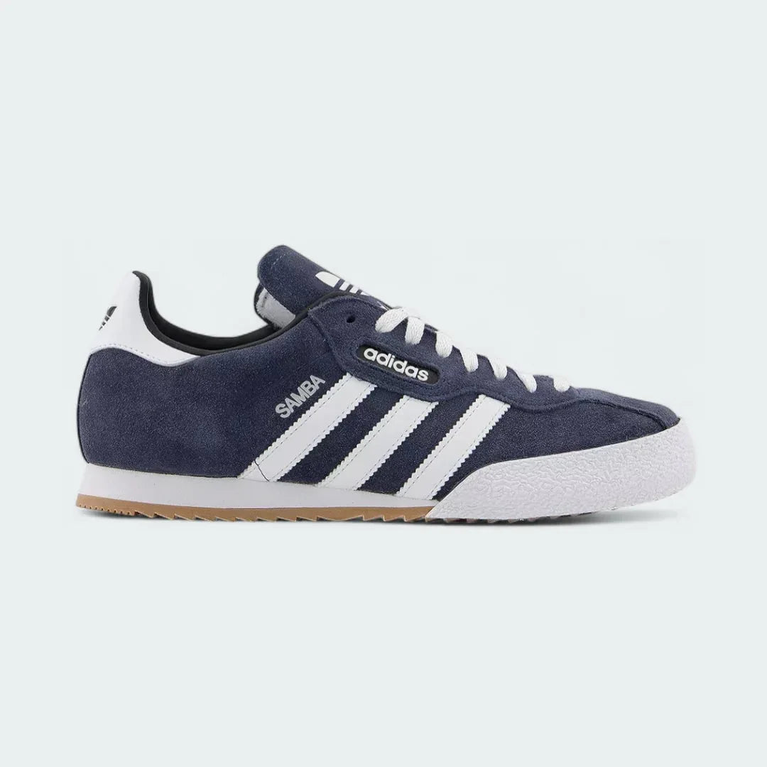 adidas Samba Super Men's Navy Suede Trainers 019332