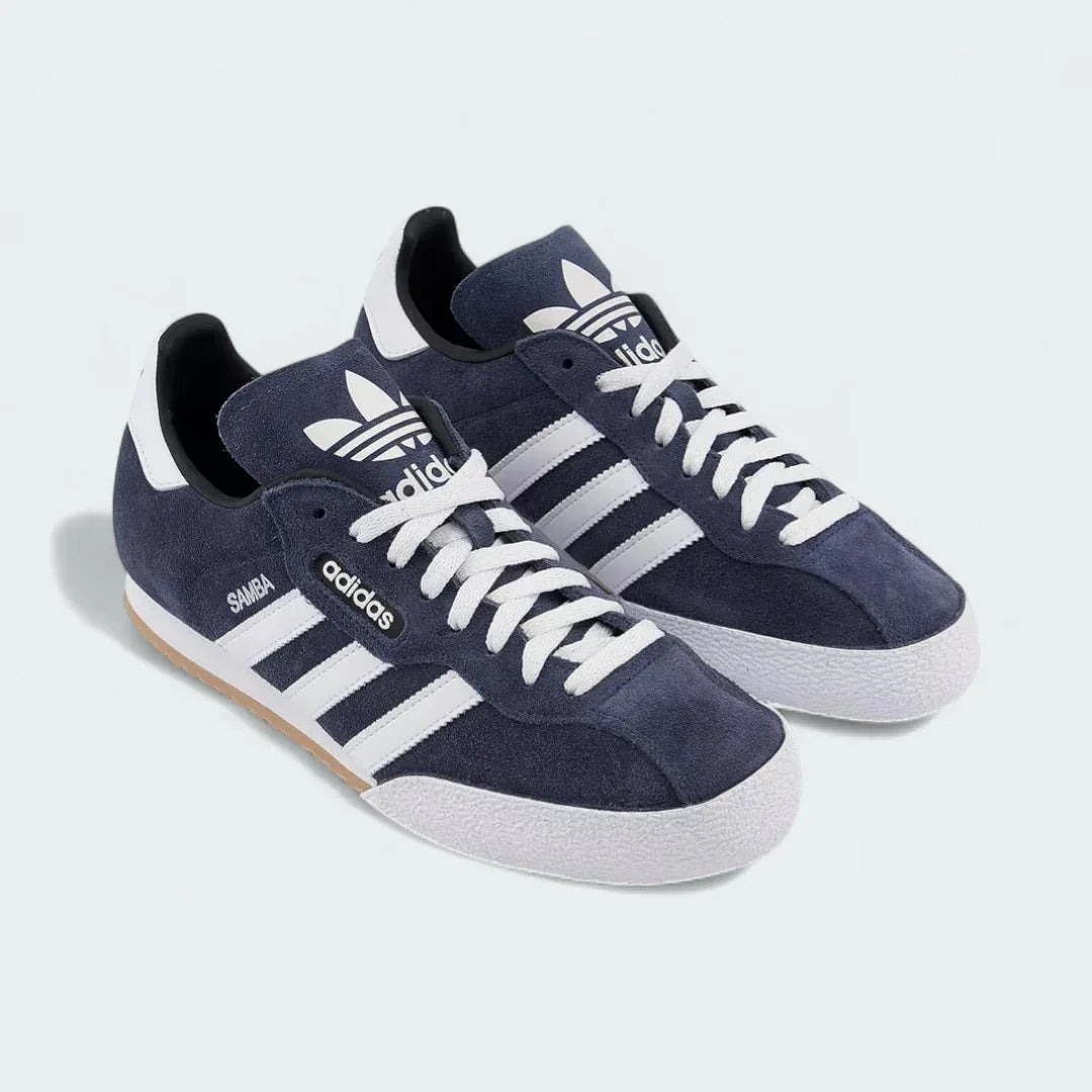 adidas Samba Super Men's Navy Suede Trainers 019332