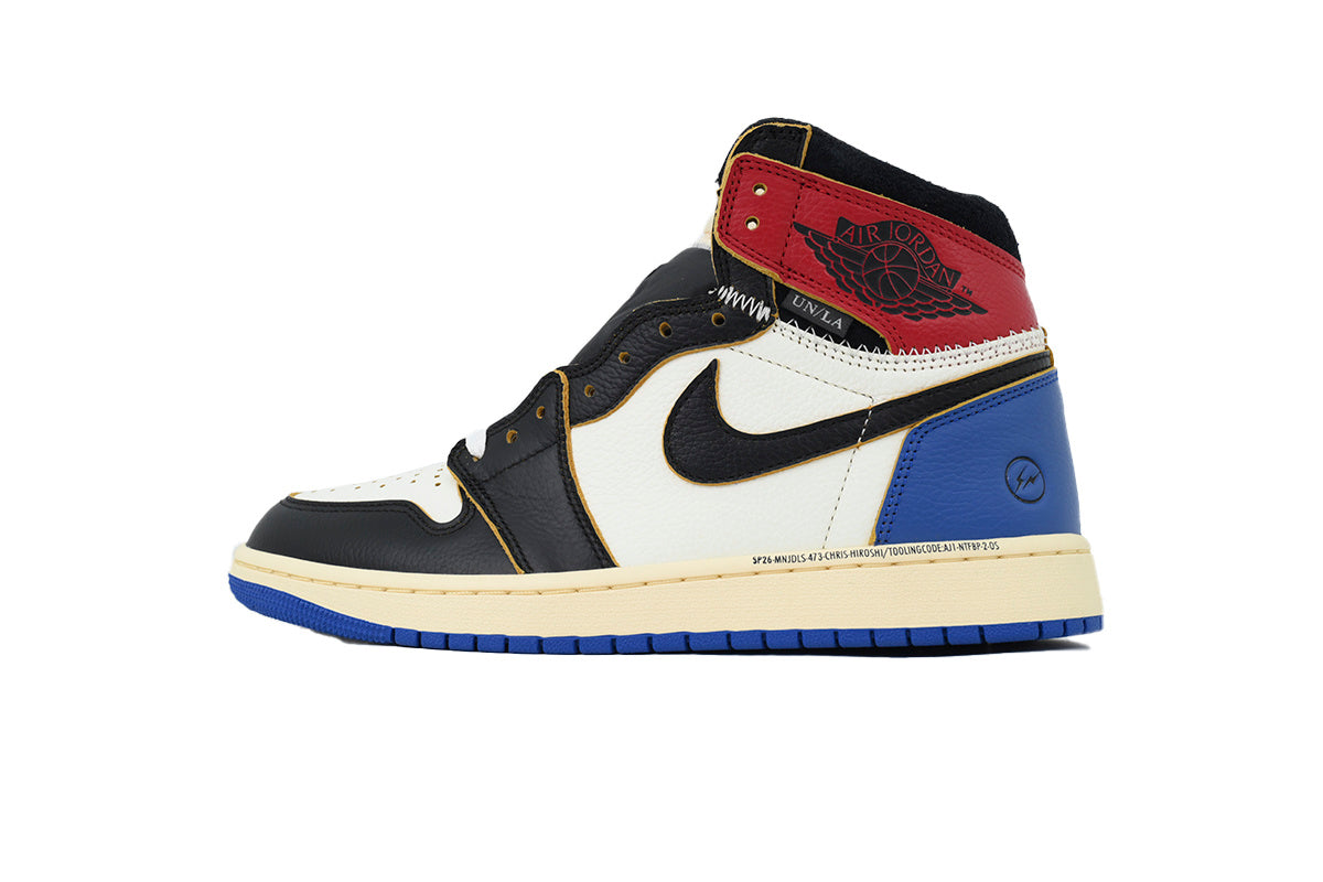 Fragment Design x Union LA x Air Jordan 1 Retro High OG 'Varsity Red' Sneakers