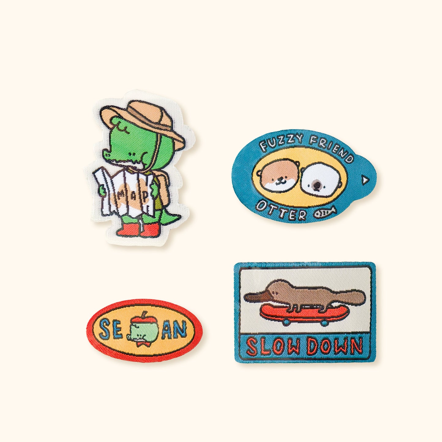 A Gator Life - Embroidered Sean Woven Label Sticker