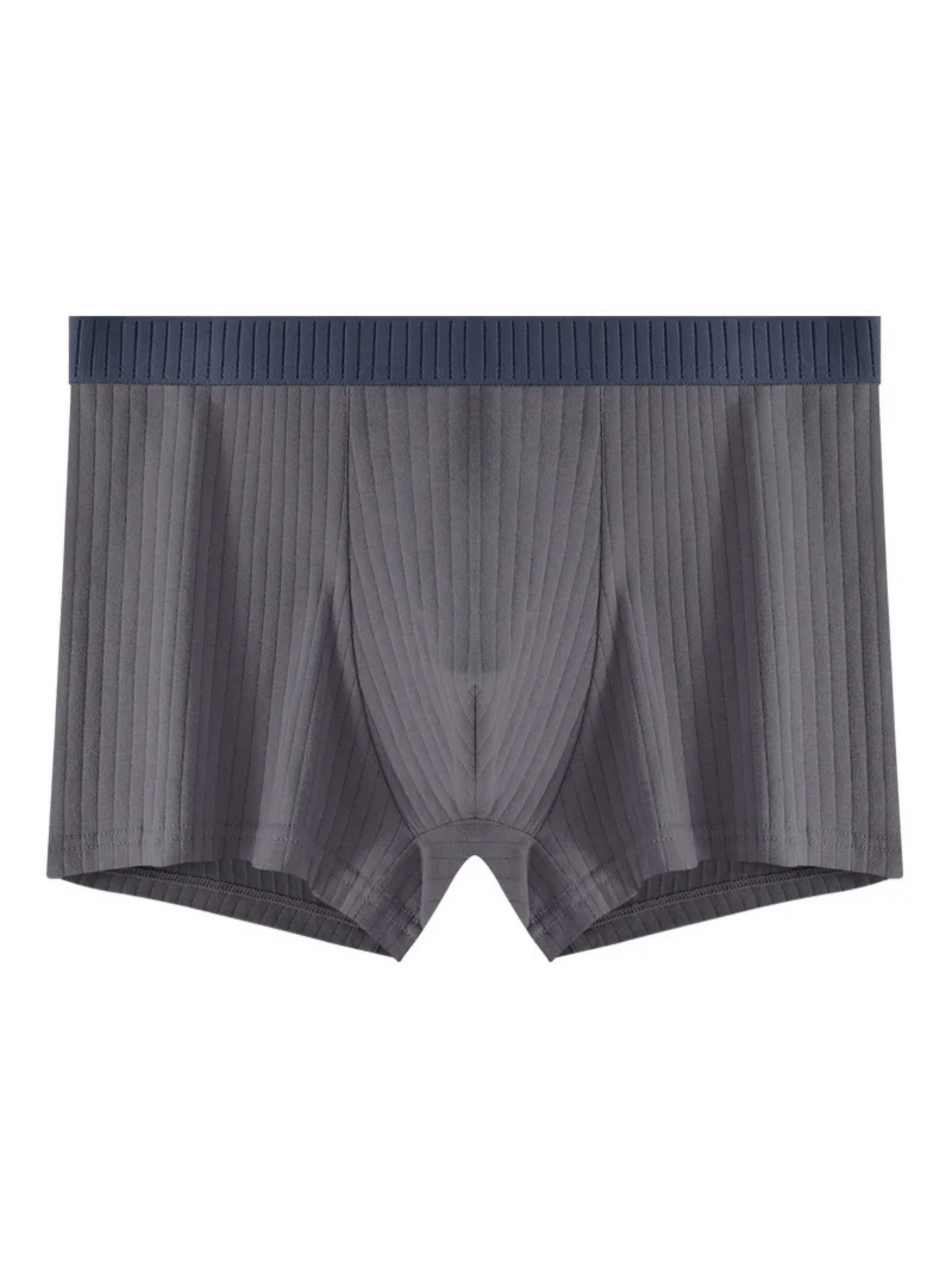 Optew Men Daily Wear Boxer Briefs Ribbed Cotton Blend