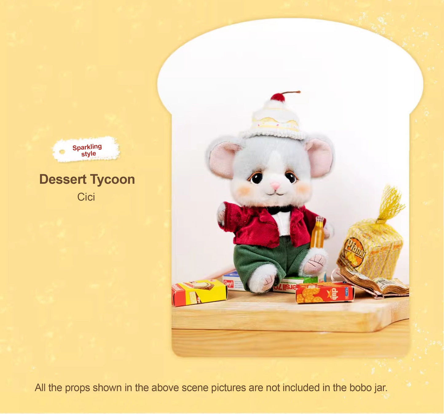 Bobo Nuts - Sunrise Bakery Plush Toy Bag Charm