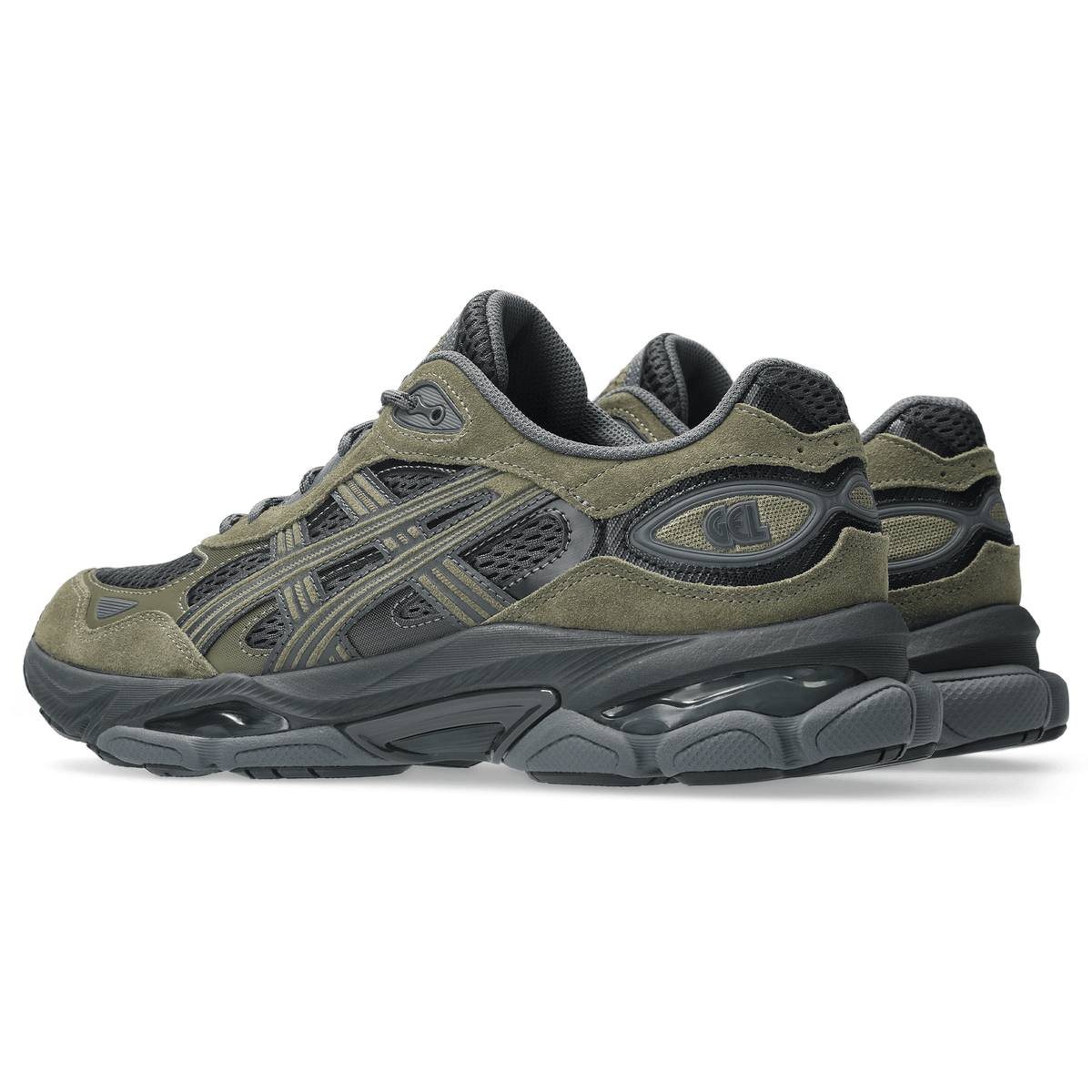 ASICS Gel NYC 2.0 – Graphite Grey Loden Green Trainers
