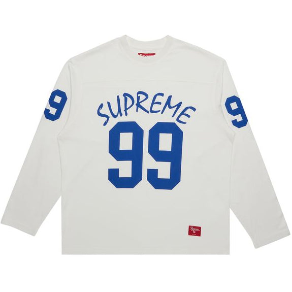 Supreme 99 Long Sleeve Football Tee - Stone