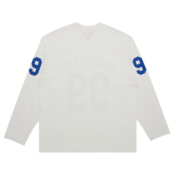 Supreme 99 Long Sleeve Football Tee - Stone