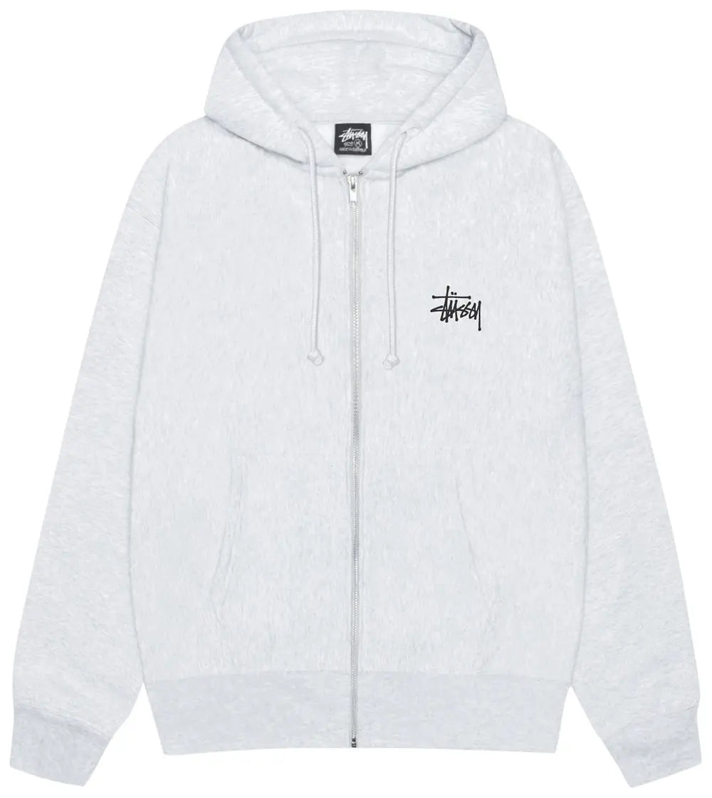 Basic Fleece Zip-Up Hoodie