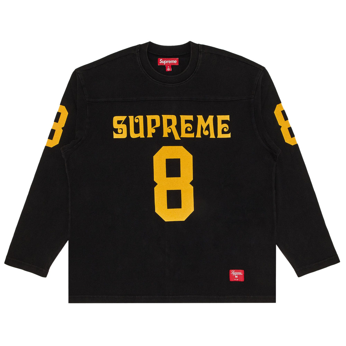 Supreme Affiliated Long Sleeve Football Top - Black