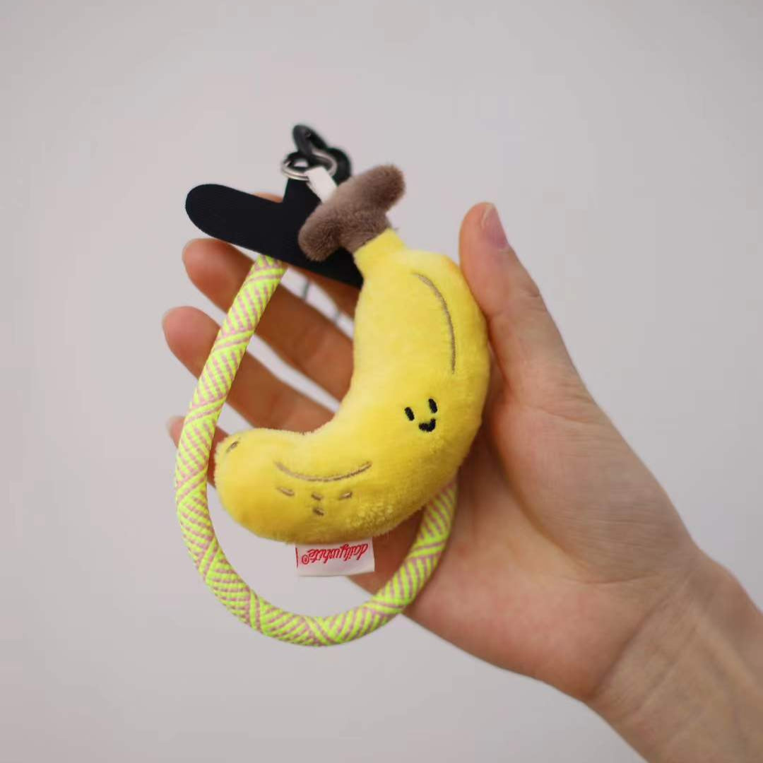 Daily White - Mini Banana Bag Charm