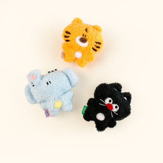 Fickle Plan - Tiger Elephant Kitty Bag Charm