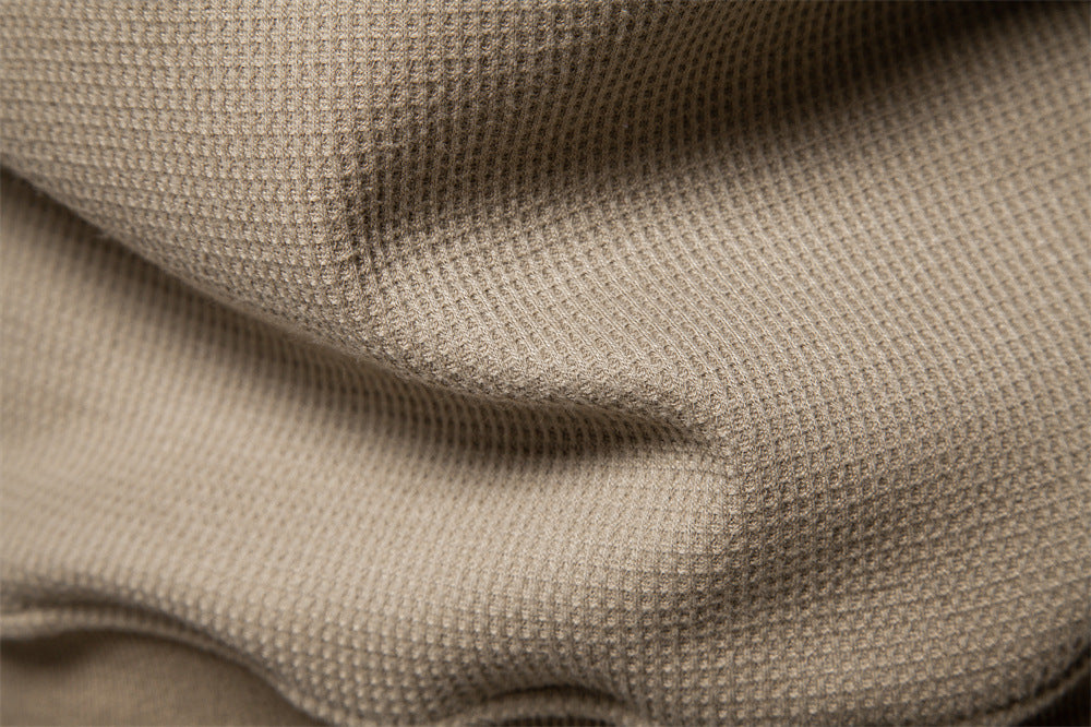 Optew Men’s Textured Henley Sweatshirt