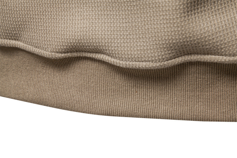 Optew Men’s Textured Henley Sweatshirt