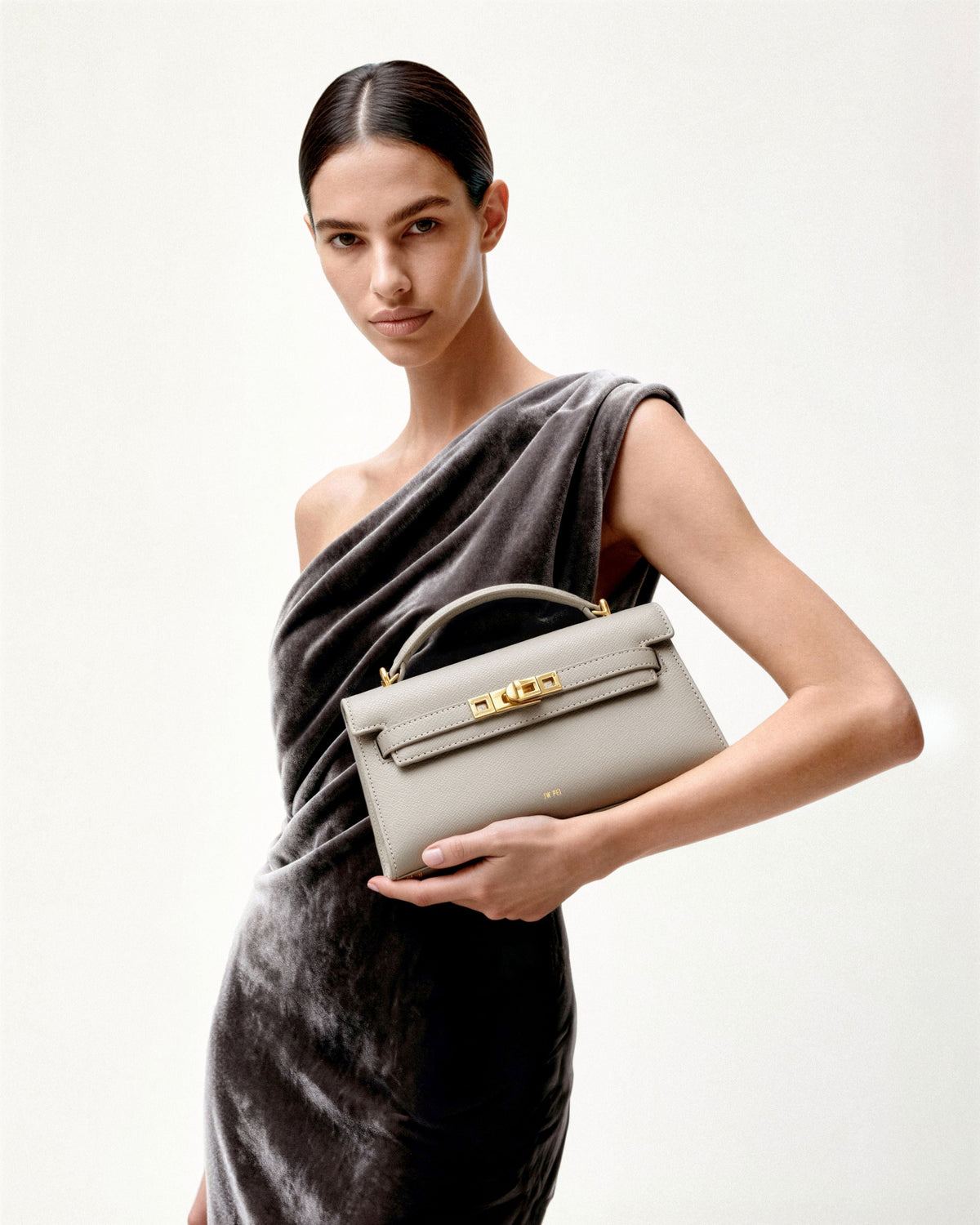 Optew Noor Top Handle Bag - Elephant Gray