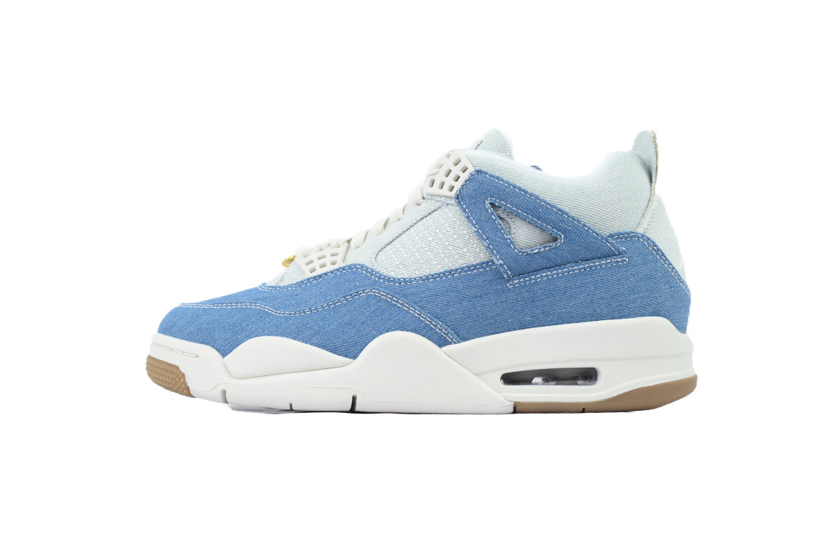 Women's Air Jordan 4 Retro TEX 'Worn Blue Denim' Sneakers