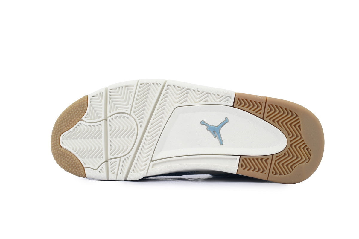 Women's Air Jordan 4 Retro TEX 'Worn Blue Denim' Sneakers