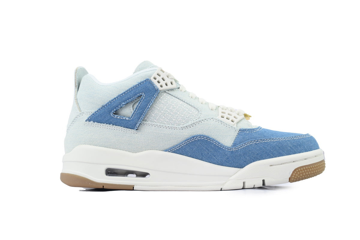 Women's Air Jordan 4 Retro TEX 'Worn Blue Denim' Sneakers