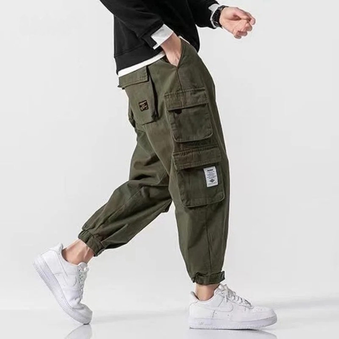 Optew Men’s Tapered Cargo Pants