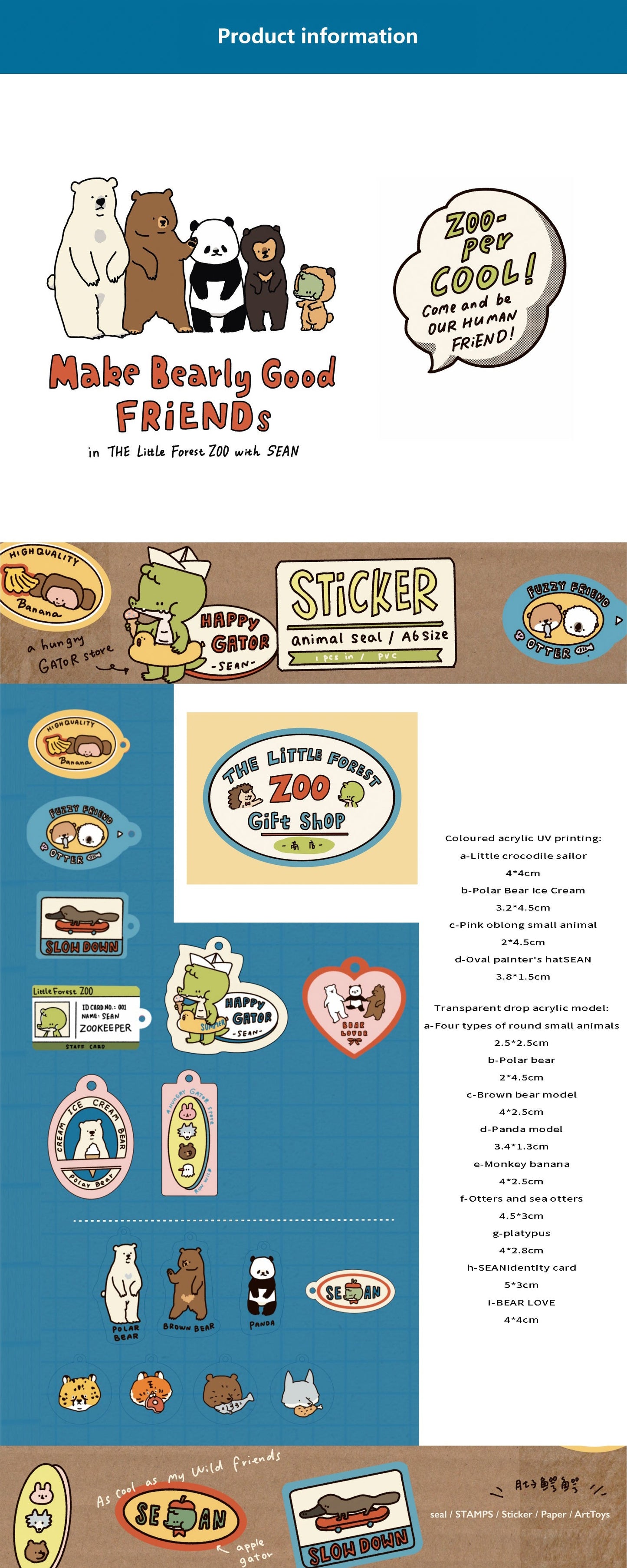 A Gator Life - Wild Friend Acrylic Charm