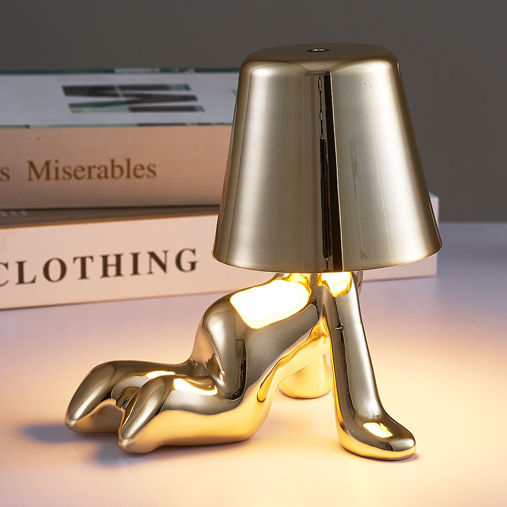 Muse Thinker Little Man Rechargeable Table Lamp | Premium Quality