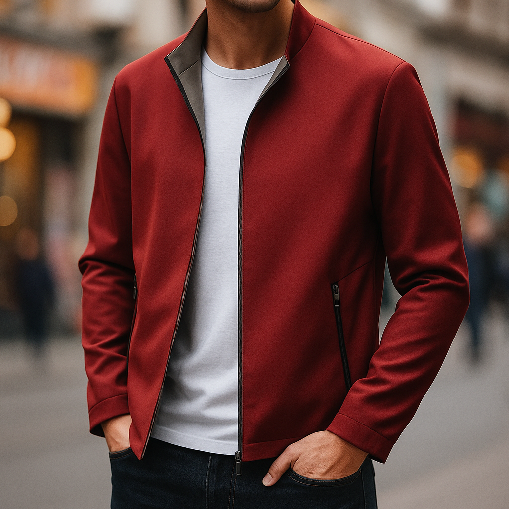 Optew Men’s Water-Resistant Zip Jacket