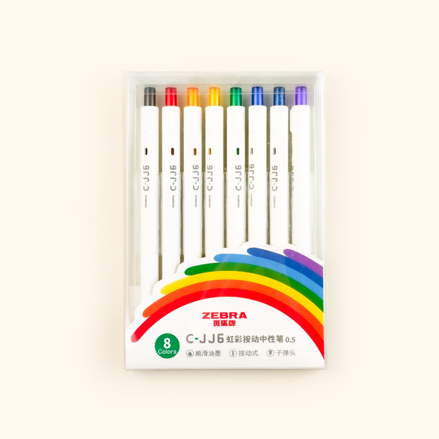 Zebra - Rainbow Gel Pen C-JJ6 Ballpoint Pen