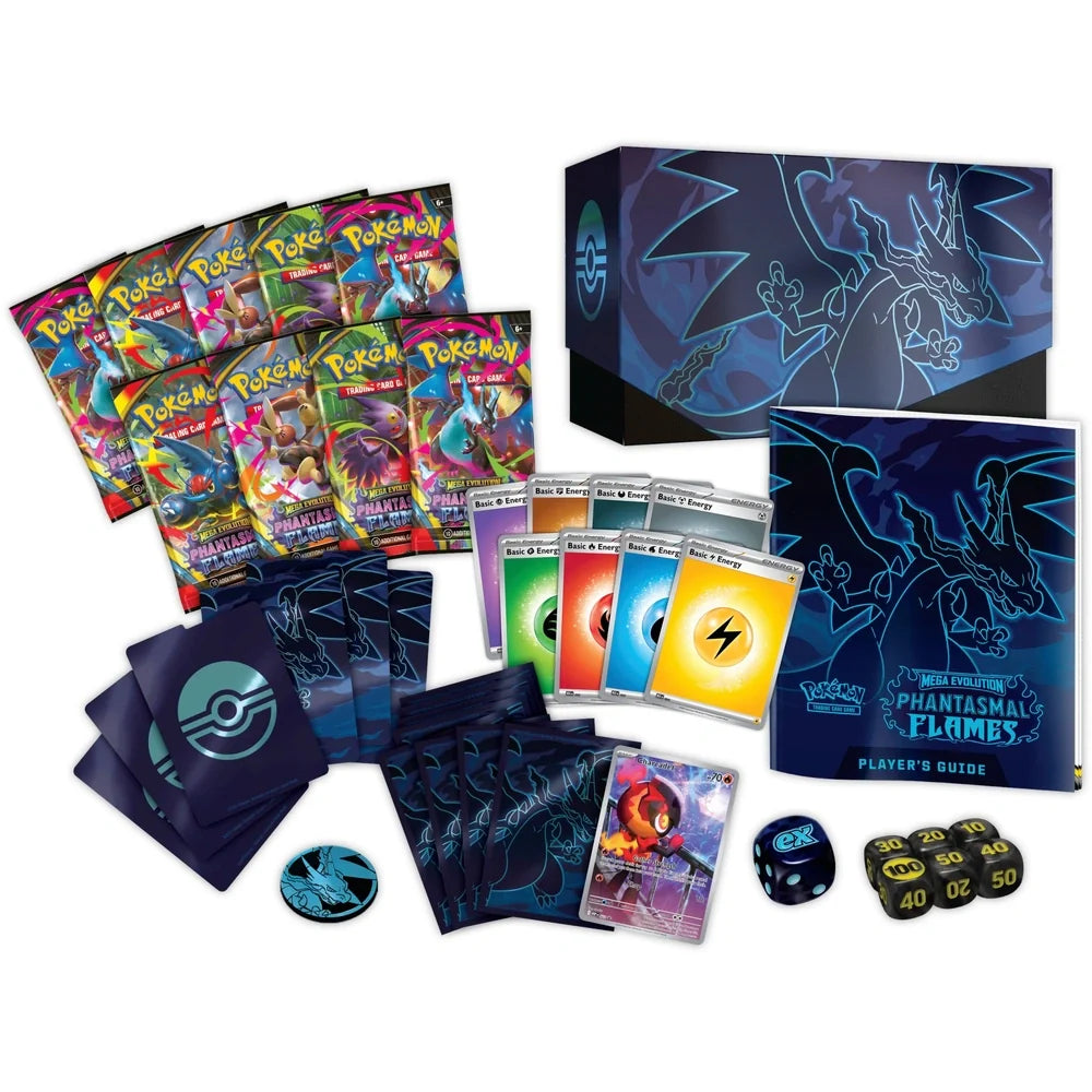 Pokémon TCG – Mega Evolution – Phantasmal Flames – Elite Trainer Box