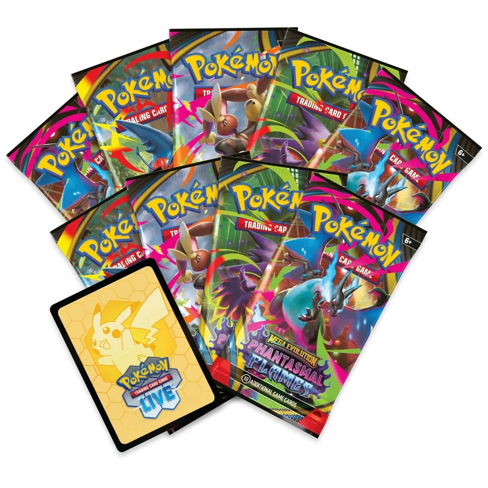 Pokémon TCG – Mega Evolution – Phantasmal Flames – Elite Trainer Box