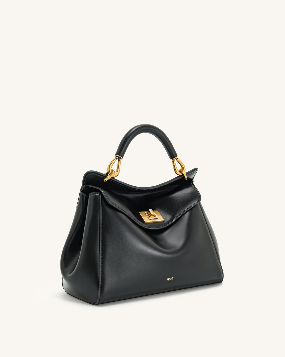 Optew Lucia Classic Top Handle Handbag - Black