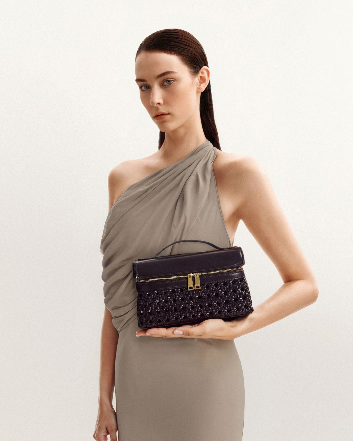 Optew Thea Top Handle Bag - Deep Claret